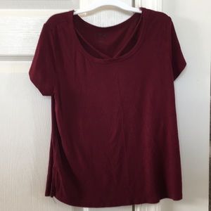 Girls Art Class Maroon Top